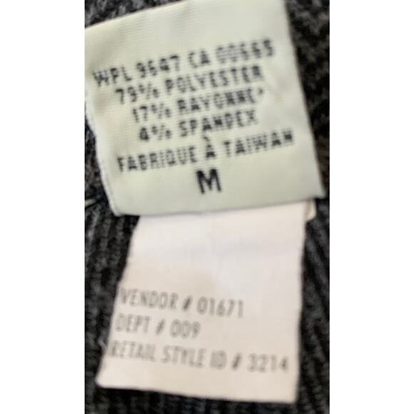 EDDIE BAUER PENCIL/STRAIGHT MIDI SKIRT, WOMENS, M, DARK GREY - CHEVRON PATTERN - Picture 7 of 8